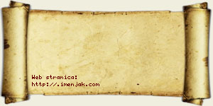 Jabuka Rodić vizit kartica